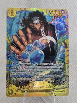 Bartholomew Kuma SEC OP12-119 Legacy of the Master One Piece Card Game English - Image 2
