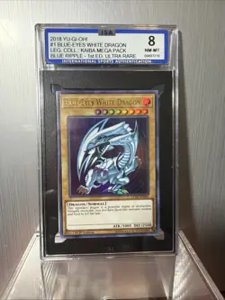 Yu-Gi-Oh Blue-Eyes White Dragon 1st Edition Ultra Rare Holo Card LCKC-EN001 - Image 1