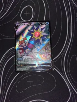 2022 Pokemon Starmie V TG13 Astral Radiance Trainer Gallery Full Art Holo CARD - Image 1
