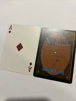 Ace Of Diamonds MTG Yaquinto Poker Playing Card Magic The Gathering WOTC 1994 - Image 1
