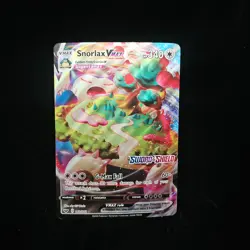 Pokemon TCG Snorlax VMAX 142/202 Sword & Shield Base Set - NM - Image 1