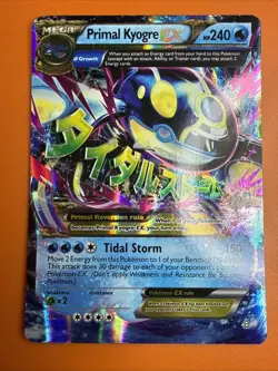 Pokemon Primal Kyogre EX (Alpha) 55/160 XY Primal Clash Holo LP-MP Ships Free! - Image 2