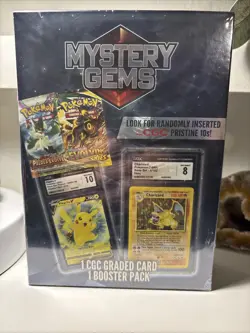 Pokemon *Sealed* Mystery Gems 2025 CGC Graded Card + Pokemon Pack Random - Image 3