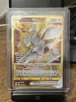 Pokemon TCG Arceus VSTAR Gold 184/172 SWSH Brilliant Stars - Image 1