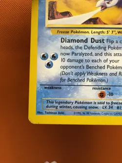 Pokemon Tcg Articuno #22 Pokemon Promo LP #1064 - Image 4