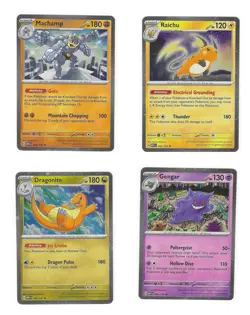 Pokemon S&V 151 Sam’s Club Promos Cosmo Holo Set Gengar Dragonite Raichu Machamp - Image 2