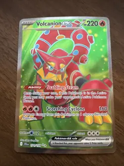 Pokemon Volcanion ex 171/159 Sv09: Journey Together Ultra Rare Holo - Image 1