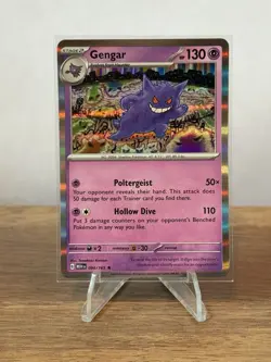 Holo Gengar 094/165 Rare Scarlet and Violet 151 Pokemon TCG - Image 1