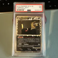 Umbreon Prime - Pokemon HGSS Undaunted 86/90- Ultra Rare - PSA 7 NM - Image 1