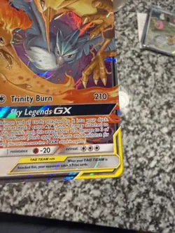Pokemon TCG Moltres Zapdos Articuno GX 44/68-HIDDEN Fates Ultra Rare NM - Image 4