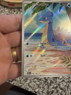 Pokemon TCG Misty's Lapras Destined Rivals 194/182 NM Condition - Image 4