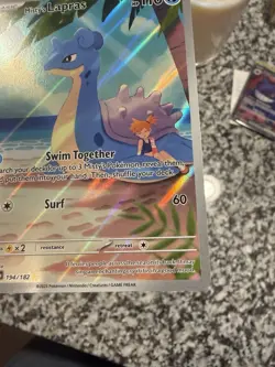 Pokemon TCG Misty's Lapras Destined Rivals 194/182 NM Condition - Image 5