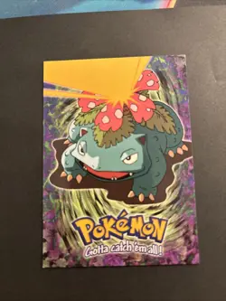 Pokemon Topps Venusaur E3 of 12 Non Holo Blue Label Stage 3 #03 - Image 1