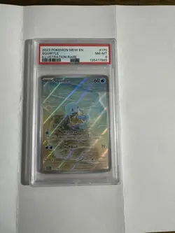 Pokemon TCG Wartortle + Squirtle 170+171/165 SV 151 PSA 8 Sequential Numbers - Image 2