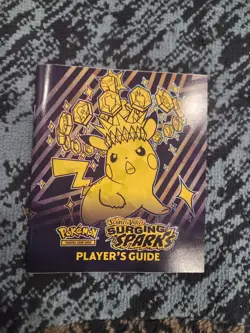 SURGING SPARKS Players Guide - Scarlet & Violet - Pokemon TCG ETB Booklet (NEW) - Image 1