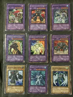 Vintage Yugioh lot 1996 MIXED CONDITION 18 CARDS - Image 1