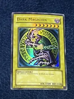 Dark Magician Starter Deck Yugi VLP Sdy Misprint Small Faded & Foil Shift Yugioh - Image 1