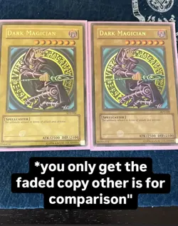 Dark Magician Starter Deck Yugi VLP Sdy Misprint Small Faded & Foil Shift Yugioh - Image 2