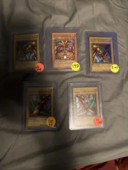 Yu-Gi-Oh! Exodia the Forbidden One complete Set LOB-120-124- Ultra Rare - Image 1
