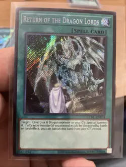 Return of the Dragon Lords LCKC-EN074 Unlimited Secret Rare NM +Bonus FREESHIP! - Image 1