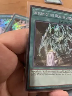 Return of the Dragon Lords LCKC-EN074 Unlimited Secret Rare NM +Bonus FREESHIP! - Image 2