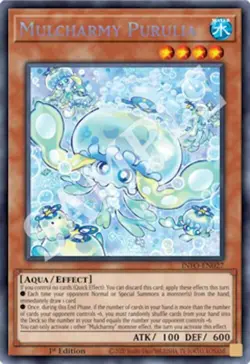 Yugioh! LP Mulcharmy Purulia - INFO-EN027 - Secret Rare - 1st Edition Lightly Pl - Image 1