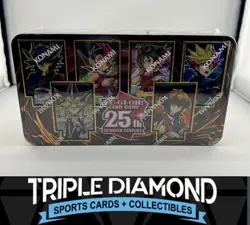 Yu-Gi-Oh! TCG 25th Quarter Century Anniv Tin Dueling Heroes 1st Ed Sealed R968 - Image 1