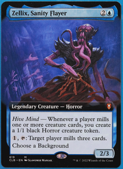 Zellix, Sanity Flayer (Extended Art) Commander Legends NM (507771) ABUGames - Image 1