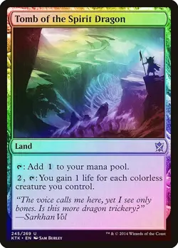 Tomb of the Spirit Dragon FOIL Khans of Tarkir NM Land Uncommon CARD ABUGames - Image 1