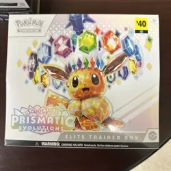 3 Pokemon Prismatic Evolutions Elite Trainer Boxes Factory Sealed Dollar General - Image 2