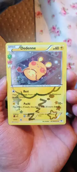 Dedenne Pokemon TCG Radiant Collection Holo Trading Card RC10/RC32 - Image 1