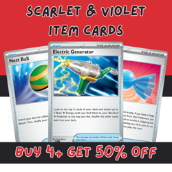 Pokemon TCG | Scarlet & Violet Era Trainer Item Cards | Buy 4+ GET 50% OFF - Image 1