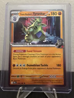 Team Rocket's Tyranitar (Pokemon Center Exclusive) 096/182 - Image 1