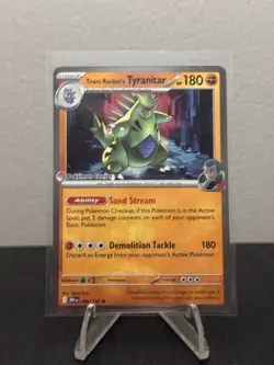 Team Rocket's Tyranitar (Pokemon Center Exclusive) 096/182 - Image 2
