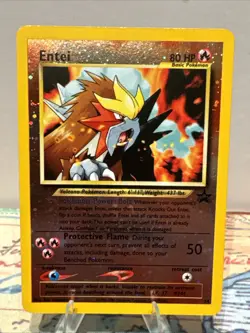 Pokemon TCG Entei Wizards Black Star Promos 34 Holo Promo Promo - Image 1