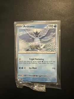 Pokemon Articuno 032/159 Stamped Promo 2025 Holiday Calendar SEALED - Image 1