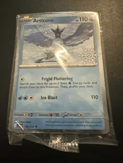 Pokemon Articuno 032/159 Stamped Promo 2025 Holiday Calendar SEALED - Image 2