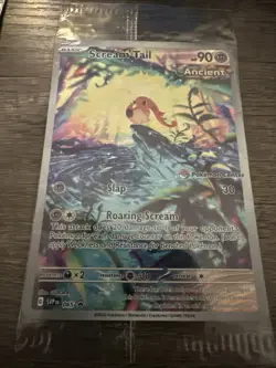 Scream Tail #065 Scarlet & Violet Black Star Pokemon Center Stamped Promo SEALED - Image 2