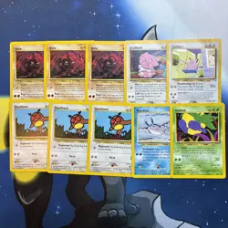 Pokemon TCG Vintage Neo Genesis Trainer Cards Lot Of 10 Cards - Image 1