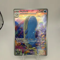 Wailord 162/159 (Pokemon 2025) - Journey Together - Illustration Rare - NM/MINT - Image 1