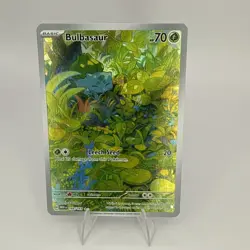 Bulbasaur 166/165 (Pokemon 2023) 151 - Illustration Rare - NM/MINT - Image 1