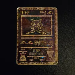 Pokemon Ancient Mew Holo Promo Card Movie Heavily Played Damaged - Image 1