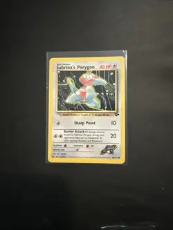 Pokemon TCG Sabrina's Porygon 98/132 Gym Heroes Challenge WOTC NM - Image 1