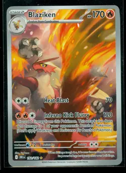 Pokemon BLAZIKEN 192/182 - Destined Rivals - ILLUSTRATION RARE - MINT - Image 1