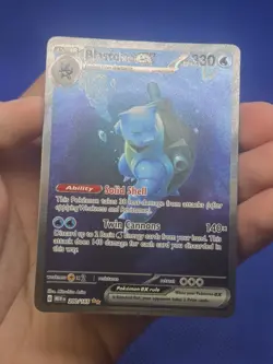 Pokemon Scarlet & Violet 151 Blastoise ex 200/165 Special Illustration Rare NM - Image 2