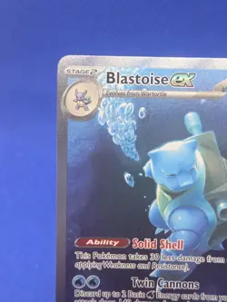 Pokemon Scarlet & Violet 151 Blastoise ex 200/165 Special Illustration Rare NM - Image 3