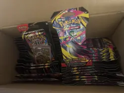 Pokemon Mega Evolution Loose Booster Pack Lot of 26 + 4 Blister coin Packs - Image 2