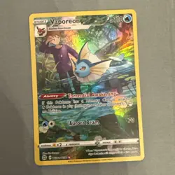 Pokemon Vaporeon TCG TG02/TG30 Swsh09 Trainer Gallery Holo Card Brilliant Stars - Image 1