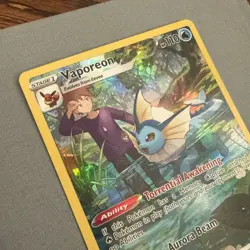 Pokemon Vaporeon TCG TG02/TG30 Swsh09 Trainer Gallery Holo Card Brilliant Stars - Image 2