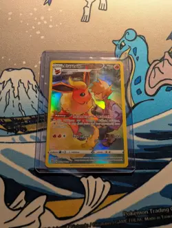 Pokemon TCG Flareon TG01/TG30 Brilliant Stars Trainer Gallery Full Art Holo 2022 - Image 1